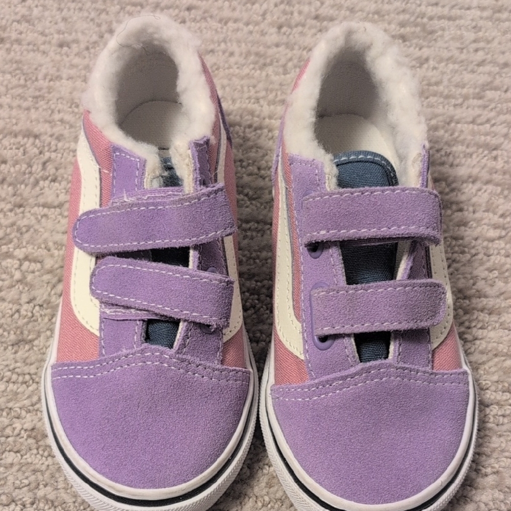 Kids Purple and Pink Shoes